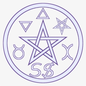 Printable Pentacle - Witchcraft Symbols