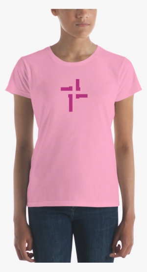 Women's "silent Cross" - T-shirt