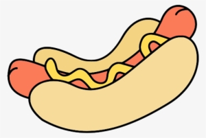 Pizza Slice Clip Art No Background Plain - Hotdog Clipart