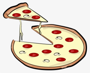 Pepperoni Slice Clip Art Library Plain - Pizza Clip Art Transparent