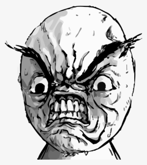 Rage Face By Rober Raik D4e0fxk Crazy Rage Face Transparent Png 842x948 Free Download On Nicepng - insane face roblox