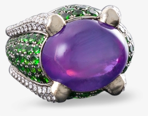 Mauboussin Pink Star Sapphire, Tsavorite And Diamond - Tsavorite