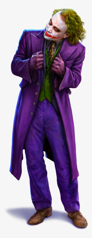 Joker By Alexelz - Heath Ledger Joker Png
