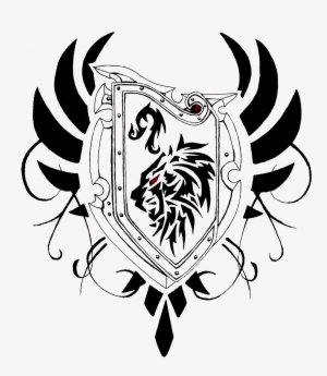 Sword And Shield Tattoo Designs - Tato Tribal Zodiac Leo