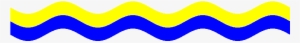Blue And Yellow Wavy Line Clipart