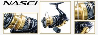 Nasci Is An Exciting, New Powerful Spinning Reel With - Shimano Nasci Spinning Reel