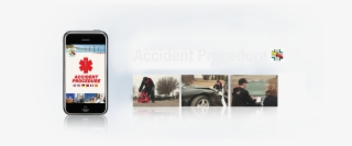 Auto Accident Procedure Mobile Phone App - First Aid