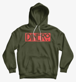 Image Of Olive Green Dinero Clothing Hoodie 💰 - Sweatshirt