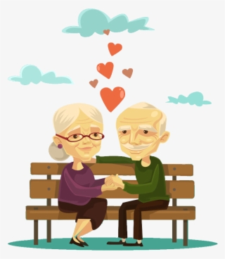 Age Internet Meme Chair Cartoon Couple On - Old Age