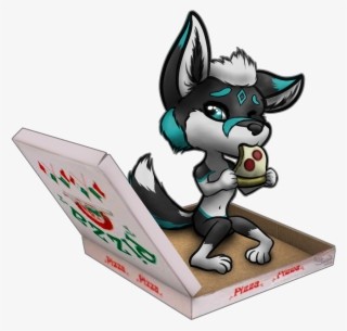 Fox In A Pizza Box - Pizza Box