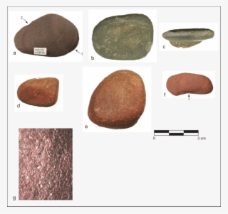 Pebbles Used To Burnish Small Objects At Las Capas, - Arizona