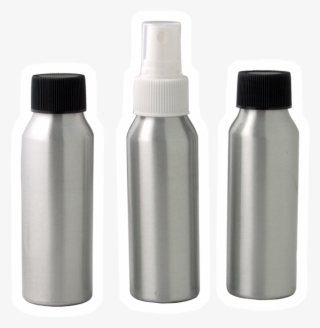 Set Of 3 Aluminium Bottles For Travelling - Aluminium