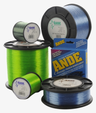 Back Country Moss Green Filler Spool - Ande Monofilament Back Country Blue 4 Lb Test 1/8 Lb