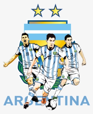 Argentina World Cup - Argentina Football Team Cartoon