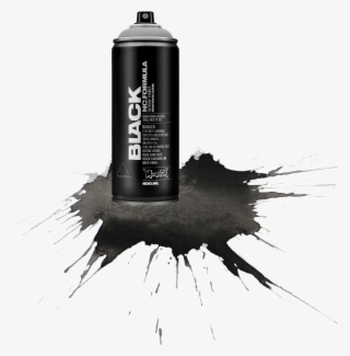 ✳ Spray Paint Black Splatter Splash Graffiti ◈◎◈◎◈◎◈◎◈ - Montana Black 400ml 50% True Magenta
