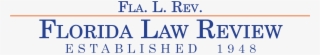 Florida Law Review Liner Logo - Law Review Logos
