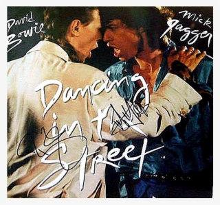 totally random tune at noon david bowie and mick jagger - dancing in the street single