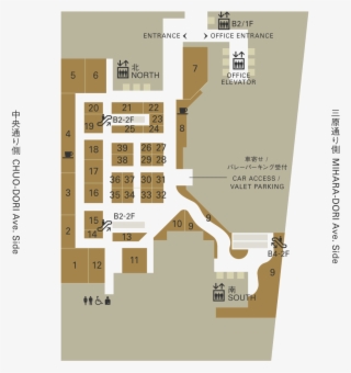 Floor Map Floor Information - 銀座 シックス フロア ガイド