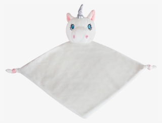 White Unicorn Cubby Comforter - Personalisable Baby Comforter - White Unicorn