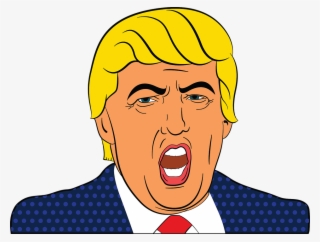 Clip Art Royalty Free Download Fascism Only Reigns - Donald Trump Cartoon Hand