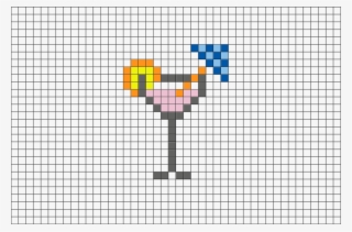 Cocktail Means Any Beverage That Contains Three Or - Pixel Art