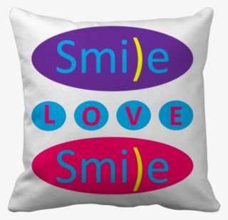Smile Love Smile Pillow Cover - Pillow