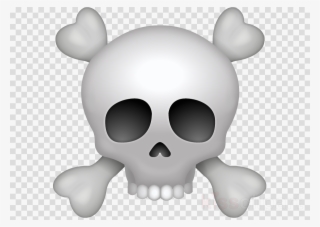 Skull Emoji Png Clipart Emoji Clip Art - Transparent Background Skull Emoji