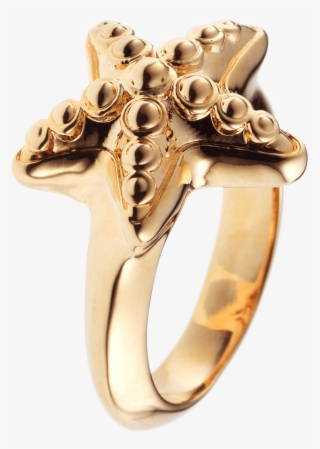 Starfish Gold Ring - Engagement Ring