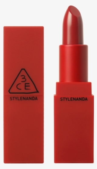 3ce Red Recipe Lip Color - 3ce Lipstick Png