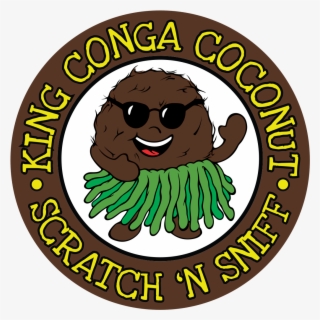 Pina Colada Whiffer Stickers Scratch & Sniff Stickers - Backpack Clip (king Conga Coconut)
