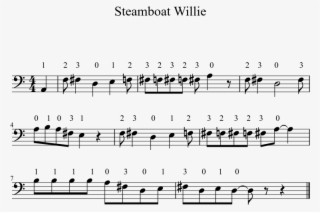 Steamboat Willie Sheet Music 1 Of 1 Pages - Steamboat Willie Piano Sheet Music
