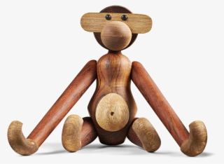 Teak And Limba - Kay Bojesen Wooden Animals - Monkey Medium (teak/limba)