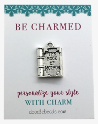 Book Of Mormon Charm - Silver