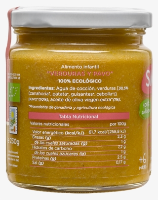 Pavo Trasera - Smileat 4mths Organic Apple & Orange Babyfood 230g