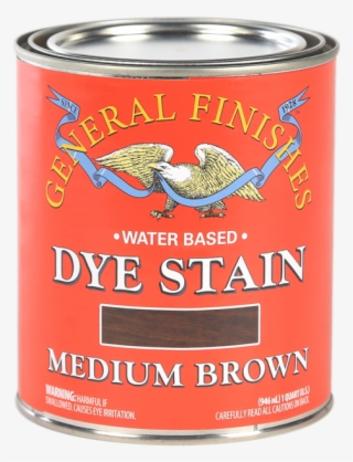 General Finishes Medium Brown Water Based Dye Stain, - General Finishes Water Based Dye