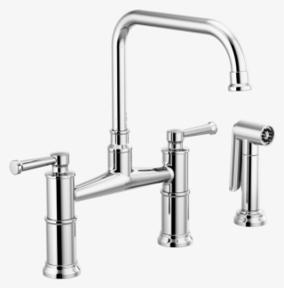 Bridge Faucet With Side Sprayer