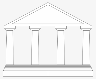File - Greek Temple - Svg - Greek Temple Easy Drawing