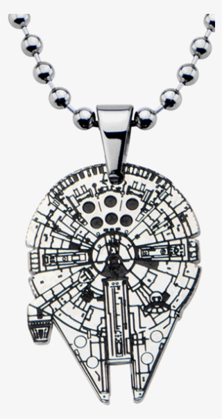 Millennium Falcon Pendant Necklace