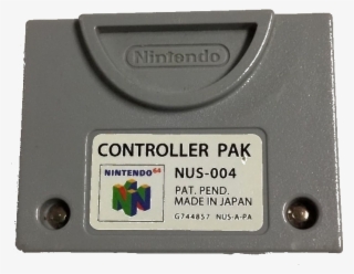 Nintendo 64 Memory Controller Pak - Nintendo Original Controller Pak - Empty N64 Box