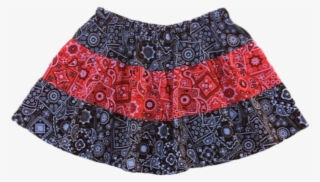 Bandanna Print Hippie Skirt - Skirt