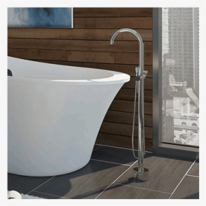 Freestanding Roman Tub Faucets - Schon Aiden 5.8 Ft. Reversible Drain Bathtub