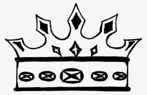 10 Black Crown Png Transparent Onlygfxcom - Drawing