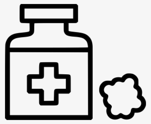 Medical Treatment Pill Bottle Medicine Spirit Comments - Black And White Nurse Hat Clipart