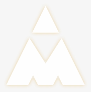 Logo M White Glow - Triangle