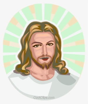 Jesus Royalty Free Vector Clip Art Illustration - Jesus