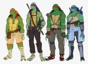So With This Upcoming Tmnt Series And My Inconsistency - Tmnt Redesign