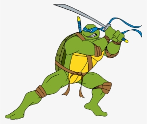 Ninja Turtles Png - Leonardo Ninja Turtle Cartoon