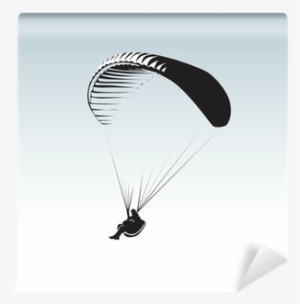 paragliding theme, parachute controlled by a person - paragliding