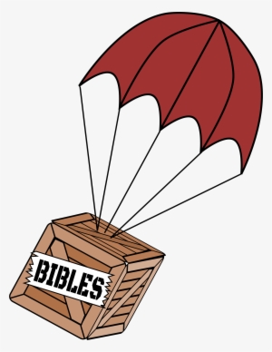 This Free Icons Png Design Of Parachute On Box Of Bibles