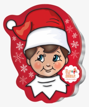 Elf On The Shelf Tin With Sugar Cookie - Elf On The Shelf Cookie